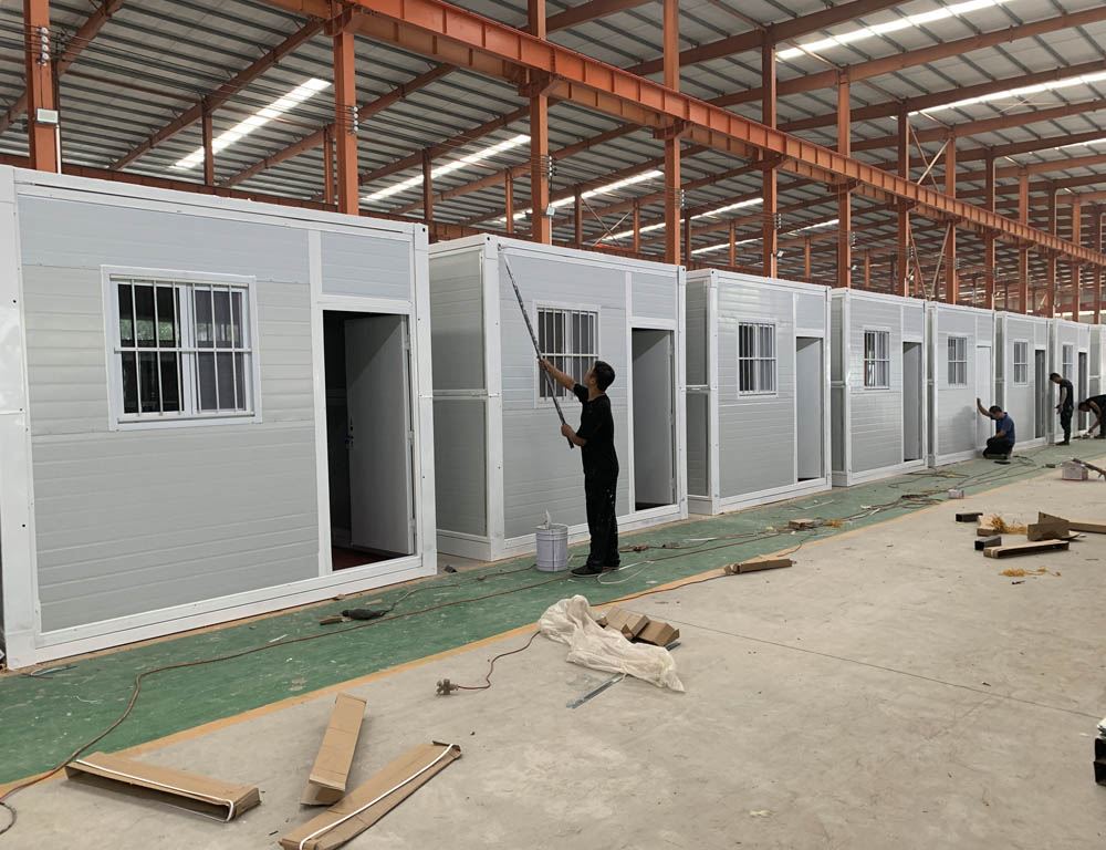 Folding container factory