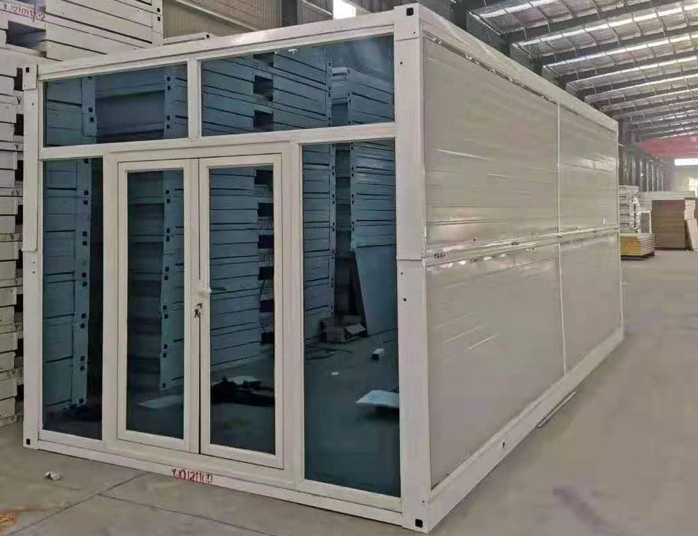 20ft Folding Container House with Glass Wall